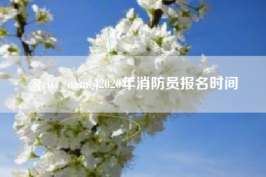 延边2020年消防员报名时间