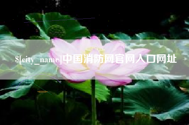 延边中国消防网官网入口网址
