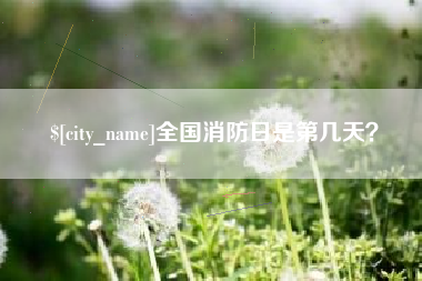 延边全国消防日是第几天？