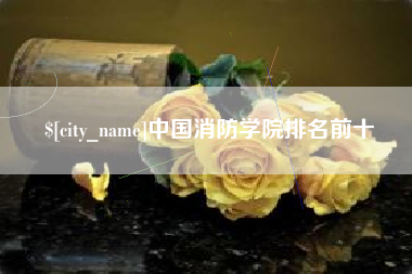 延边中国消防学院排名前十