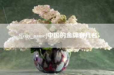 延边中国的金牌有几名