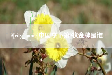 延边中国拿下第9枚金牌是谁