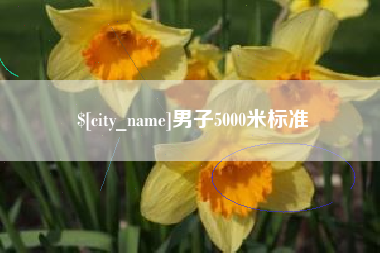 延边男子5000米标准