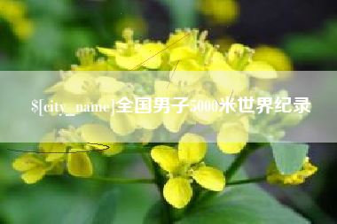 延边全国男子5000米世界纪录