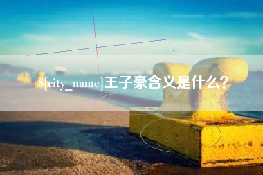 延边王子豪含义是什么？