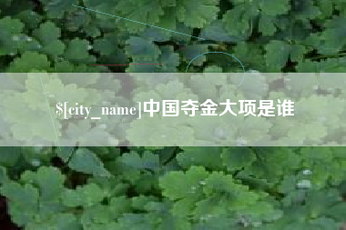 延边中国夺金大项是谁