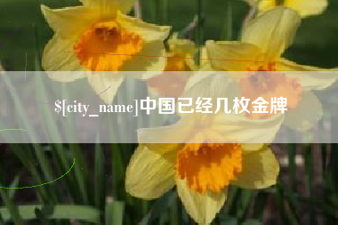 延边中国已经几枚金牌