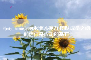 延边5000米滑冰接力-团队成员之间的信任是成功的基石