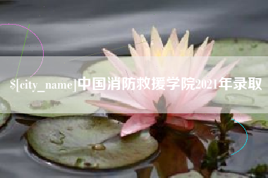 延边中国消防救援学院2021年录取
