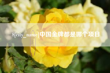 延边中国金牌都是哪个项目