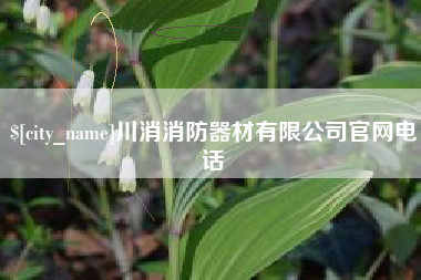 延边川消消防器材有限公司官网电话