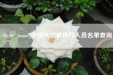 延边中国失信被执行人员名单查询