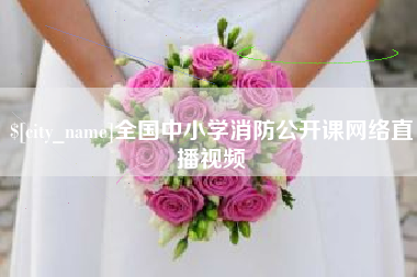 延边全国中小学消防公开课网络直播视频