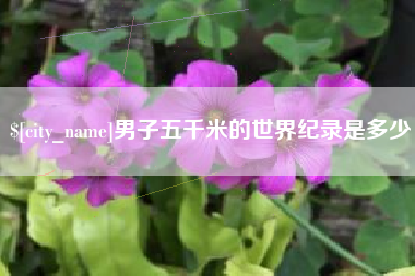 延边男子五千米的世界纪录是多少