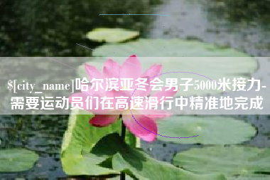 延边哈尔滨亚冬会男子5000米接力-需要运动员们在高速滑行中精准地完成