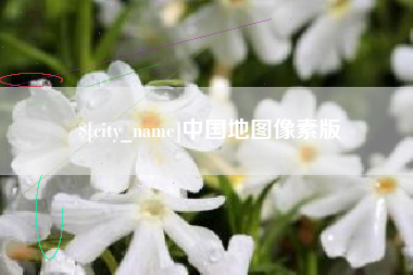 延边中国地图像素版