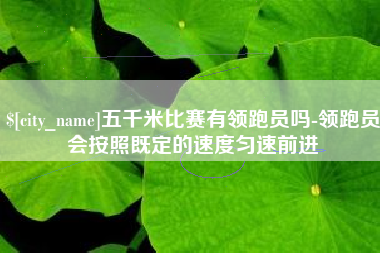 延边五千米比赛有领跑员吗-领跑员会按照既定的速度匀速前进