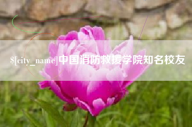 延边中国消防救援学院知名校友