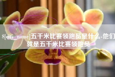 延边五千米比赛领跑员是什么-他们就是五千米比赛领跑员