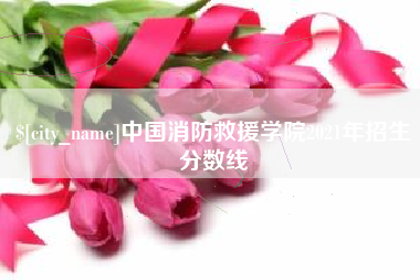延边中国消防救援学院2021年招生分数线