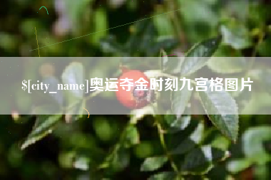 延边奥运夺金时刻九宫格图片