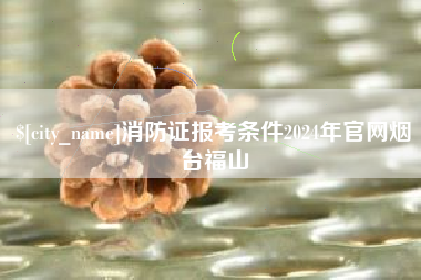 延边消防证报考条件2024年官网烟台福山