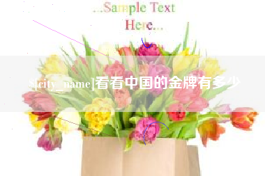延边看看中国的金牌有多少
